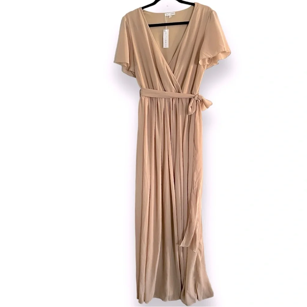 NWT Baltic Born Kristina Maxi Dress in Natural Size Large - Picture 2 of 7